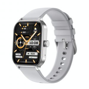 Montre Connect&eacute;e &Eacute;cran Couleur 1.93' Appels Bluetooth Sant&eacute; Or 100+ Sports Argent YONIS - Neuf