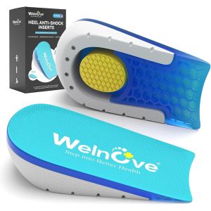 Kalanka-Coques Talonni&egrave;res Pour Soulager La Douleur - Semelles De Talon Pour Tendinite Du Talon, Fasciite Plantaire, &Eacute;peron Du Talon, Femmes 37,5-41 Hommes 37-39, 0,6+1 Pouces Hauteur, 2 Paires - Neuf
