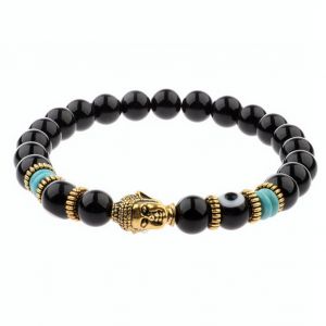 Bracelet Unisexe En Pierres Energetiques, Tendance, Moderne, Elastique, Pratique, Decoratif, Pour Homme Et Femme - Neuf