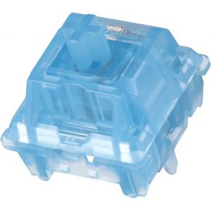 Interrupteurs saphir, Interrupteurs de clavier m&eacute;caniques lin&eacute;aires 5 broches avec tige PC, Bo&icirc;tier translucide, 35 pi&egrave;ces pour clavier de jeu bricolage, USB - Neuf