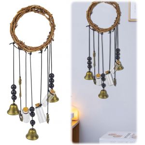 Nouvelhorizonstore-Cloches De Sorci&iquest;&iquest;Re Breloque De Protection De Portecarillons Carillons &iquest;&iquest;Oliens Magiques Fournitures De Sorcellerie Wicca Pour D&iquest;&iquest;Coration D'int&iquest;&iquest;Rieur Boh&iquest;&iquest;Me - Neuf