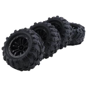 Pneu d'&eacute;largissement 4pcs pour WLtoys 144001 124016 124018 124019 HBX RC voiture - Neuf