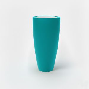 Pot Conique 3 En 1 Dessus Poly&eacute;thyl&egrave;ne Blanc - Neuf