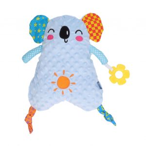 Couverture Douce En Velours Et Coton Pour Bebe, Incassable, Lavable, Apaisante, Compagnon De Sommeil, Couverture De Securite Pour Nouveau-Ne Koala - Neuf