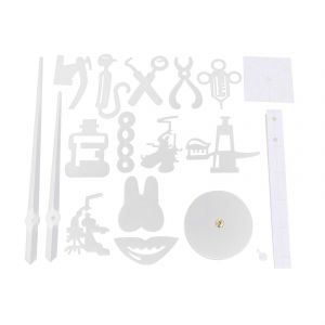 Horloge murale g&eacute;ante pour dentiste,horloge murale surdimensionn&eacute;e pour m&eacute;decin dentaire,grand miroir &agrave; aiguille,bureau de dentiste - Neuf