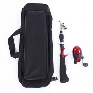 Mini Sac De Rangement Pour Canne A Peche Telescopique En Metal (Poignee Repose-Doigts) - Neuf