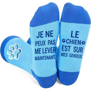 Kalanka-Chaussettes Homme Femme, Chaussettes Coton Humour, Idee Cadeau Homme Femme Original Utile, Femme Homme Cadeaux D'anniversaire Noël Fête Des Pères Fête Des Mères - Neuf