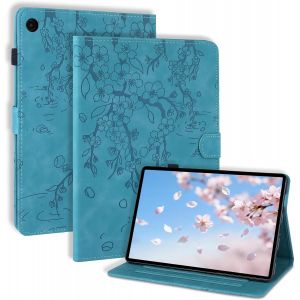 Coque pour Samsung Galaxy Tab A11 Plus/A11+ 11 Pouces 2025 SM-X230/235/X236/Tab A9 Plus 11"" 2023 Housse PU Cuir avec Support Porte-Stylo Flip Cover Protection ?tui pour Galaxy Tab A11+ Bleu - Neuf