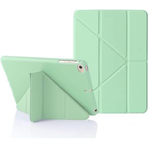 ELVORIX-MuyDoux Coque Origami pour iPad Mini 5 4 3 2 1, Housse &Eacute;tui iPad Mini 7,9 Pouces, 5 en 1 Multiples Angles de Vue, &Eacute;tui Finition Soyeuse et Dos Souple Antichoc Flexible, Auto Veille/R&eacute;veil Ver - Neuf