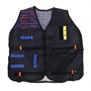 Gilet tactique pour enfants, clip pour pistolet jouet, veste, porte-balles et munitions (gilet uniquement) - Neuf
