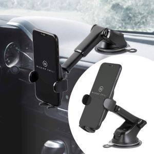 2in1 Support De Téléphone Pour Voiture Compatible Avec Iphone 15, 14, 13 (Pro, Max, Plus, Mini) Samsung Galaxy, A, Pixel, Xiaomi Redmi, Universell Pour Tableau De Bord Et Ventouse - Neuf