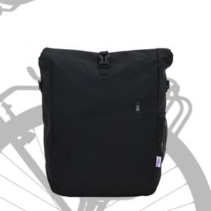 Vidaxl Sac &Agrave; V&eacute;lo Pour Porte-Bagages 25 L Noir 33x16x48 Cm - Neuf