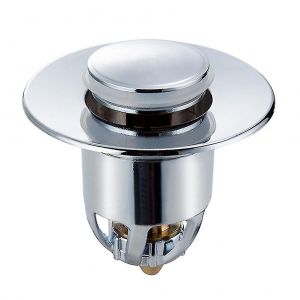 Bouchon D'&eacute;vier &Agrave; Noyau Rebondissant (1 Pi&egrave;ce) Pour Canalisations De Cuisine Et De Salle De Bain - Neuf