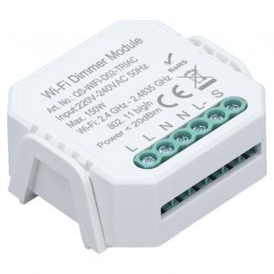 XYONG Module de rideau WiFi dissimule, telecommande par application, interrupteur intelligent pour volet roulant, 220 V-240 V CA - Neuf