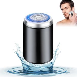 Mdy-Mini Rasoir Électrique,Rasoir Électrique De Voyage, Rasoir Homme Electrique,Rasoir Capsule,Aufladen Über Typ C,Pour Voyage, Bureau, Rasage Humide Et Sec - Neuf