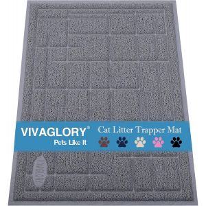 Shiliu-Vivaglory Tapis De Litière Pour Chat, Grande Taille, Robuste, Antidérapant Et Étanche. Tapis De Litière Pour Chat Chien Anim[ - Neuf