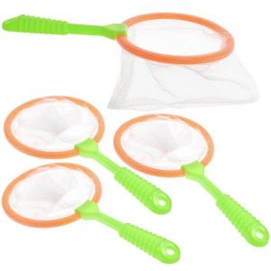 Lot De 4 Filets T&eacute;lescopiques Pour Papillons Et P&ecirc;che Pour Enfants - Ensemble De Jeu D'ext&eacute;rieur L&eacute;ger Pour L'exploration De La Nature Et Le Plaisir Du Bain ! - Neuf