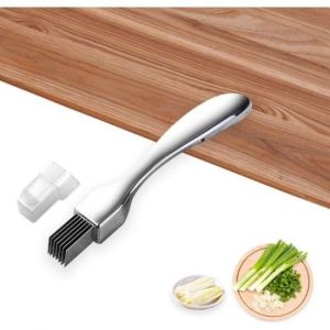Coupe-oignons, coupe-légumes en acier inoxydable, coupe-pétoncles, coupe-kiwis, pommes de terre et oignons, ustensiles de cuisine multifonctionnels - Neuf