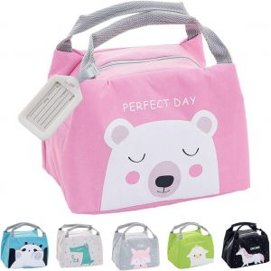 Sac Isotherme Repas Enfant Fille, Sac À Lunch Isolé, Panier Repas Enfant, Mini Sac Isotherme Repas, Sac Lunch Femme Multipurpose, Pour Le Transport De Nourriture (Licorne) - Neuf