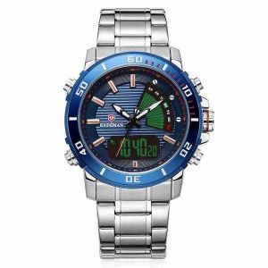 Montre À Quartz K9043 À Double Affichage Led Avec Calendrier Et Alarme Pour Homme - Neuf