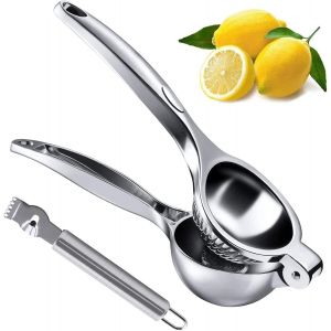 Presse-Agrumes Manuel, Presse-Citron Manuel, Presse-Agrumes Et Citron, Pince À Citron, Presse-Citron Manuel - Robuste Et Anticorrosion - Pour Citron Ou Autres Fruits - Fabriqué En Alliage De Zinc - Neuf