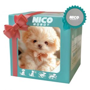 Jouet interactif en peluche pour chiot - Robot chien electronique qui marche, aboie, hoche la tete et remue la queue - Cadeau parfait pour les garcons et les filles - Neuf