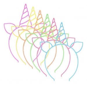 18pcs Bandeaux Licorne En Plastique Pour Filles Adolescents Tout-petits Enfants - Neuf