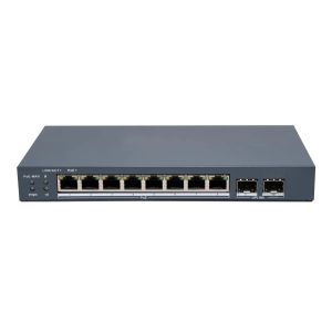Switch Hikvision PoE Administrable 8x PoE 2x SFP Bleu - Neuf