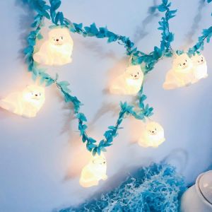 KAL-Mignon Chat Avec Vigne Led Guirlande Lumineuse À Piles Pour Halloween, Noël, Thanksgiving, La Maison, La Chambre D'Enfant (Chat Avec Vigne) - Neuf