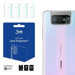 Lot de 4 protections d'objectif 3MK Asus Zenfone 7 Pro - transparent - TU - Neuf