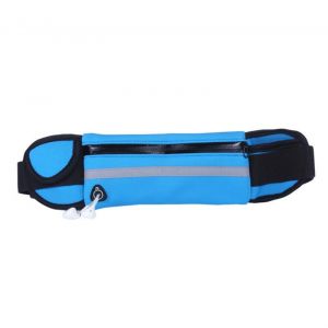 Sac banane extensible de course (bleu), sac banane étanche à rabat, sac banane de sport réglable pour iPhone, Samsung S/Note, hommes et femmes, sport en plein air, voyage - Neuf