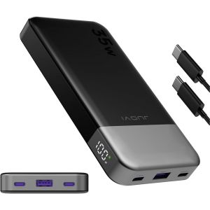 Hui-Batterie Externe Charge Rapide 35w Batterie Externe Usb C Batterie 10000mah Avec Pd 3.0&qc 4.0,Usb C Power Bank Pour Iphone 16 15 14 Series,Samsung,Tablet,Switch,Et Autres - Neuf