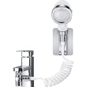 Douche, lavabo, salle de bain avec douche, flexible, télescopique, robinet rallonge pour douche animal, laver les cheveux et nettoyer le lavabo - Neuf