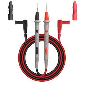 Cordon Multim&egrave;tre en Silicone,Cordon Multim&egrave;tre 1000V 20A Multim&egrave;tres Num&eacute;rique Universel C&acirc;bles De Test pour Voltm&egrave;tre Ohmm&egrave;tre Amperem&egrave;tre et Testeurs Num&eacute;riques - Neuf