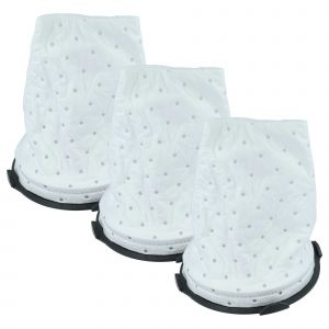 vhbw 3x Filtres &agrave; sac compatible avec Thomas COMPACT 20/20 S/, Bravo 20 aspirateur &agrave; sec - Filtre de rechange noir / blanc - Neuf