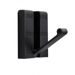 Manteau noir Crochet, Crochet porte-Manteau Mural Pliable, patères pour Coat Rack salle de Bain Cuisine, Aluminium - Neuf