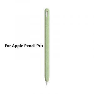 Étui À Crayons En Silicone Pour Tablette,Étui De Protection Pour Stylet,Couleur Unie,Antichoc Pour Apple Pencil 1ère Ou 2e Génération Ou Pencil Pro.Pencil Pro Green. - Neuf