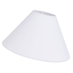 Abat-Jour Conique Blanc Hauteur 18.5 Cm - Neuf