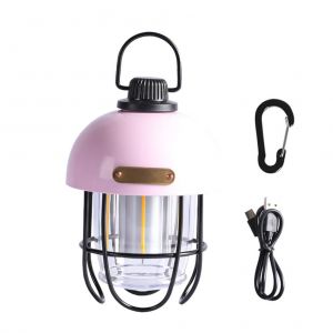 Lanterne De Camping Led 2000 Mah, Retro, Rechargeable, Portable, Pour Camping, Randonnee, Urgence - Neuf