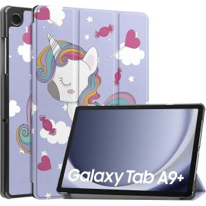 Ultra Mince Housse Étui Couqe Tablette Pour Samsung Galaxy Tab A9 Plus 11 Pouces 2023 Sm-X210/Sm-X216/Sm-X218,Licorne - Neuf