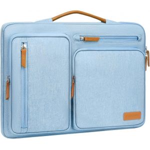 Housse 360&deg; Pour Ordinateur Portable 13,3 Pouces, Compatible Avec Macbook Air/Pro 13 / Pro 14, Hp Dell Acer Asus, 13-14 Pouces Sac Ouvert Lat&eacute;rale Avec 4 Poches Zipp&eacute;es&Poign&eacute;e,Air[ZHUJ3214] - Neuf