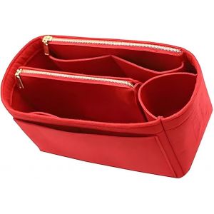 nzqaf-Organisateur de Sac à Main en Feutre, Sac de Rangement Intérieur Bag in Bag pour Femmes Makeup Bag Portable Luggage Organizer Insert Sac de Voyage Organisateur de Sac - Neuf