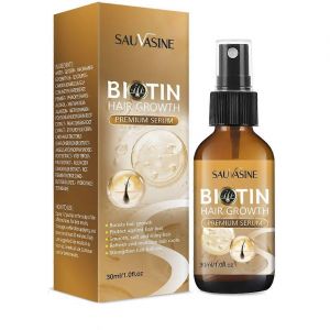 Spray de croissance capillaire a la biotine, spray epaississant a la biotine, serum epaississant a base de plantes a la biotine, serum anti-chute, nourrit les cheveux et le cuir chevelu - Neuf