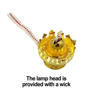 L555 Lampe À Kérosène Brûleur-Mèche Porte-Mèche De Remplacement-Mèche 09cm Mèches Plates Pour Lampe À Huile Vintage Tête De Lampe Lotus Tête De Kérosène En Métal - Neuf