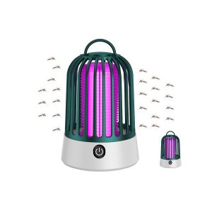 Lampe anti-moustiques &eacute;lectrique avec fonction &eacute;lectrifiante et chargement USB, attrape-insectes portable - Neuf
