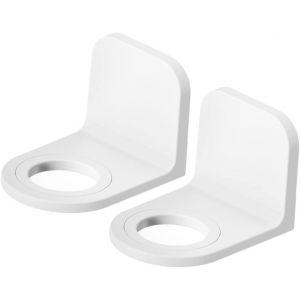 KAL-Lot De 2 Porte-Shampooings Muraux Pour Bouteille De Savon À Main - Support Mural Étanche - Pas De Clous - Accessoires De Distributeur - Neuf