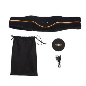 Ceinture De Massage Amincissante Pour Le Corps, Appareil D'entrainement Musculaire Abdominal Intelligent Ems, Orange - Neuf
