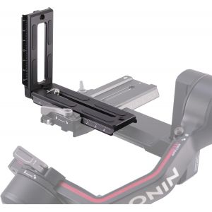 Plaque de dégagement rapide L pour stabilisateur de cardan DJI Ronin RS2 RSC2 RS3 Pro et RS3 Mini - Compatible avec les appareils photo reflex numériques Arca-Swiss Standard - Support universel - Neuf