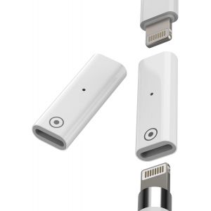 TRAHOO-Lot de 2 adaptateurs Lightning vers 1&egrave;re g&eacute;n&eacute;ration pour Apple - Pour c&acirc;ble de charge iPhone - Ipencil - 1st chargeur - Accessoires de charge pour connecteur iPad - Certifi&eacute; Apple MFI - Neuf
