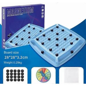 Nouveau Jeu D'échecs Magnétique, Jeu D'échecs Magnétique Utilisant 20 Pierres, Avec Échiquier À Induction Magnétique, Jeu De Stratégie Avec Pierres - Neuf